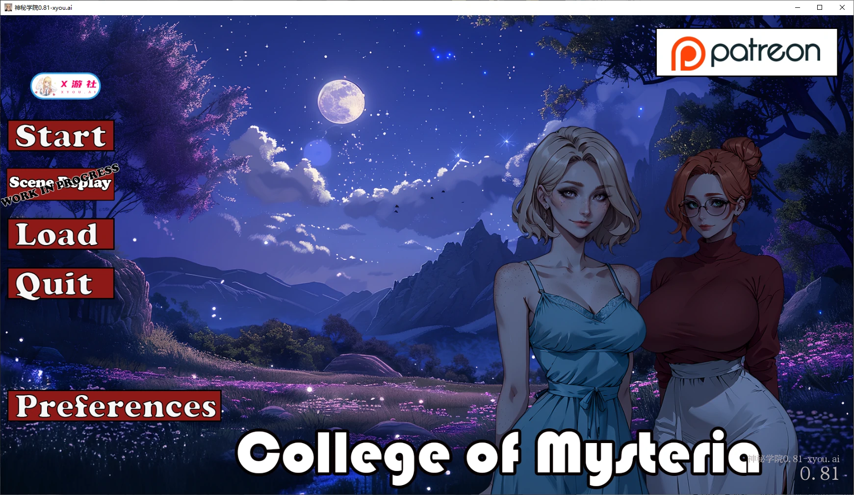 【欧美SLG/AI汉化/3D】神秘学院0.81 AI汉化版【PC+安卓/1.5G/更新】